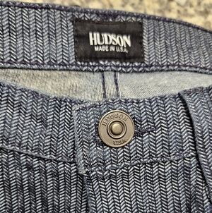 Hudson Blue Herringbone Pants